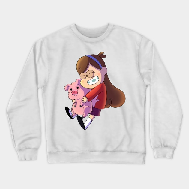 Mabel and Waddles Crewneck Sweatshirt by archervale